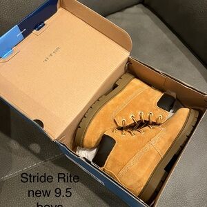 Stride Rite Brown Boys Boots